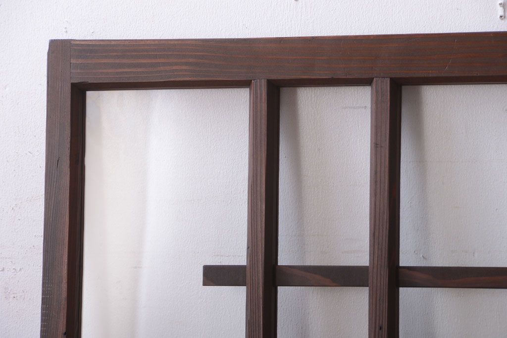 和製アンティーク　和モダンガラス戸