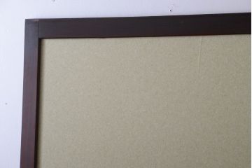 古民具・骨董 和紙貼りの上品な格子帯戸2枚セット(ガラス帯戸)