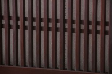 古民具・骨董 和紙貼りの上品な格子帯戸2枚セット(ガラス帯戸)