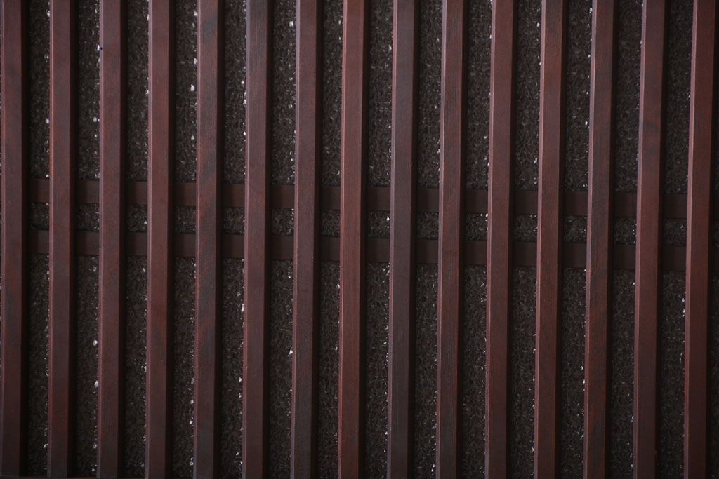 古民具・骨董 和紙貼りの上品な格子帯戸2枚セット(ガラス帯戸)