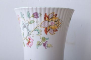 アンティーク雑貨　イギリスMINTON(ミントン)　Haddon Hall(ハドンホール)　花瓶・フラワーベース