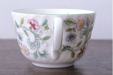 アンティーク雑貨　イギリスMINTON(ミントン)　Haddon Hall(ハドンホール)　カップ&ソーサー4客セット