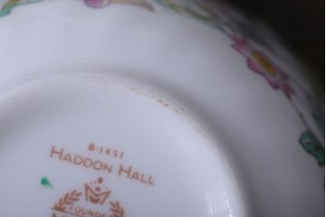 アンティーク雑貨　イギリスMINTON(ミントン)　Haddon Hall(ハドンホール)　カップ&ソーサー4客セット
