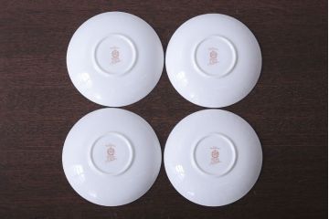 アンティーク雑貨　イギリスMINTON(ミントン)　Haddon Hall(ハドンホール)　カップ&ソーサー4客セット