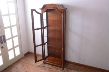 中古　DREXEL HERITAGE(ドレクセルヘリテイジ) キュリオケース(飾り棚、ガラスショーケース)(定価約62万円)