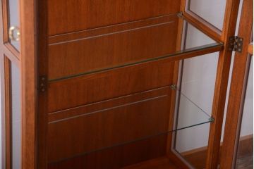 中古　DREXEL HERITAGE(ドレクセルヘリテイジ) キュリオケース(飾り棚、ガラスショーケース)(定価約62万円)