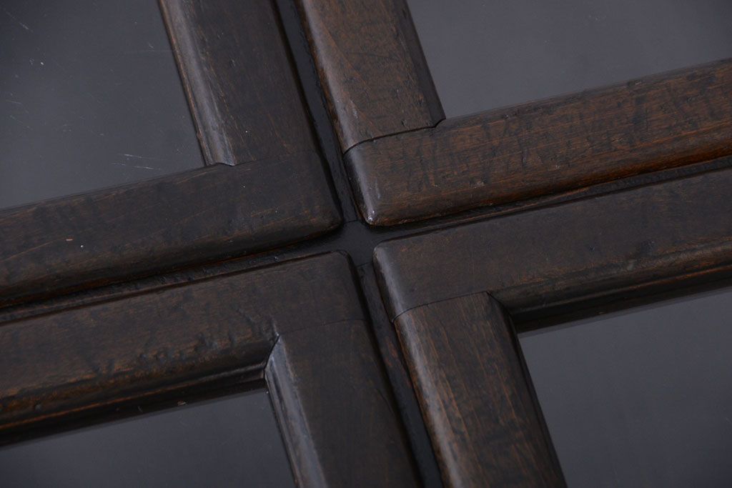 アンティーク家具　和製アンティーク　極めて珍しい!引き出し付きガラス蓋の外れる高級ガラスケース