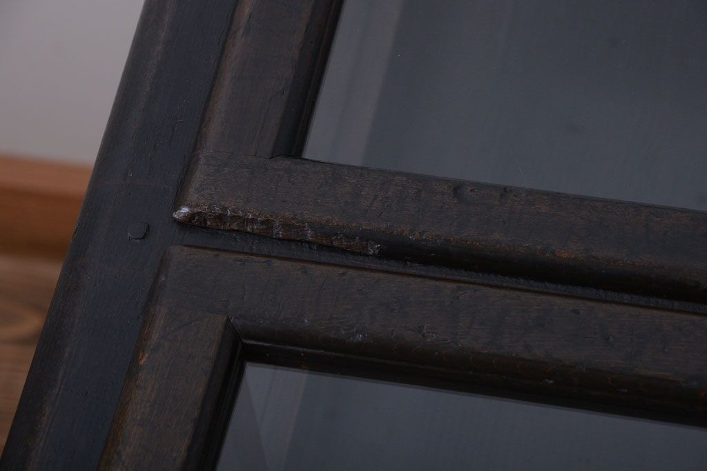 アンティーク家具　和製アンティーク　極めて珍しい!引き出し付きガラス蓋の外れる高級ガラスケース