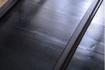 アンティーク家具　和製アンティーク　極めて珍しい!引き出し付きガラス蓋の外れる高級ガラスケース