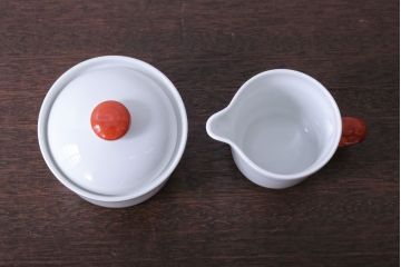 アンティーク雑貨　イタリアRichard Ginori(リチャードジノリ) カップ&ソーサー、シュガー、クリーマー、皿6枚セット