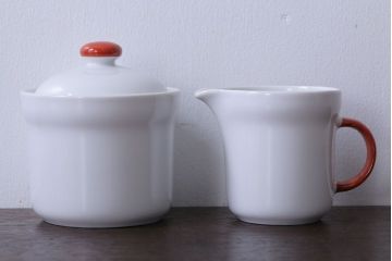 アンティーク雑貨　イタリアRichard Ginori(リチャードジノリ) カップ&ソーサー、シュガー、クリーマー、皿6枚セット