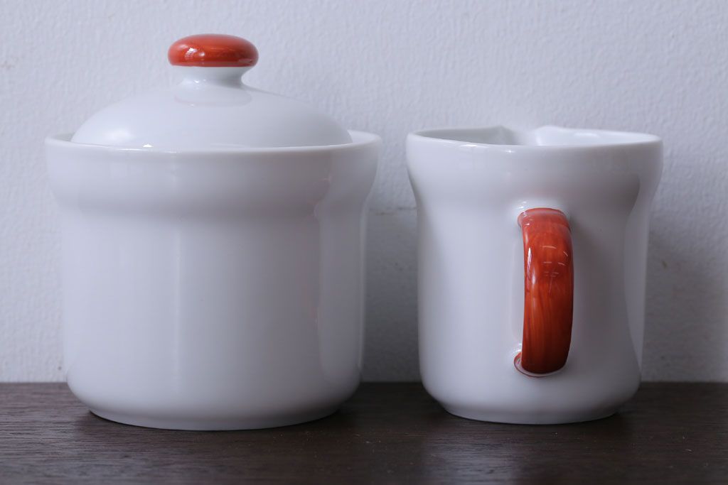 アンティーク雑貨　イタリアRichard Ginori(リチャードジノリ) カップ&ソーサー、シュガー、クリーマー、皿6枚セット