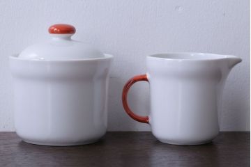 アンティーク雑貨　イタリアRichard Ginori(リチャードジノリ) カップ&ソーサー、シュガー、クリーマー、皿6枚セット