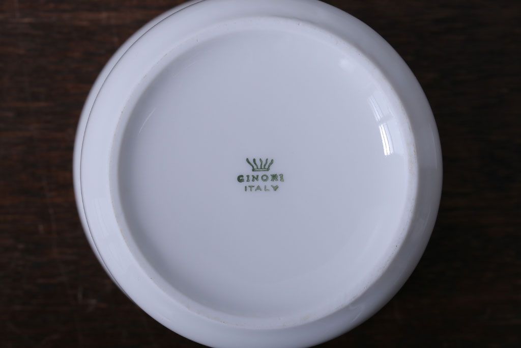 アンティーク雑貨　イタリアRichard Ginori(リチャードジノリ) カップ&ソーサー、シュガー、クリーマー、皿6枚セット