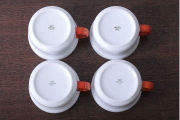 アンティーク雑貨　イタリアRichard Ginori(リチャードジノリ) カップ&ソーサー、シュガー、クリーマー、皿6枚セット