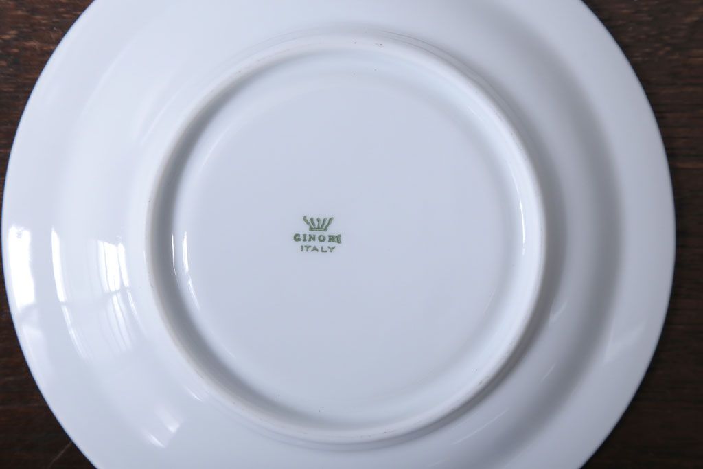 アンティーク雑貨　イタリアRichard Ginori(リチャードジノリ) カップ&ソーサー、シュガー、クリーマー、皿6枚セット