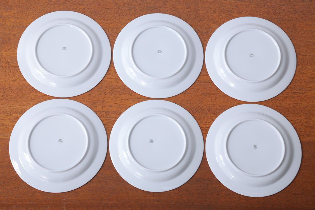 アンティーク雑貨　イタリアRichard Ginori(リチャードジノリ) カップ&ソーサー、シュガー、クリーマー、皿6枚セット