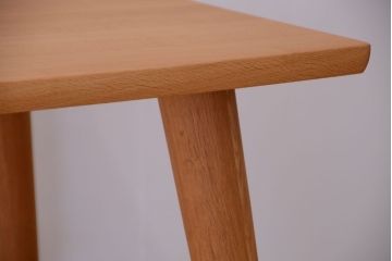 中古　柏木工　ナラ材のダイニングテーブル