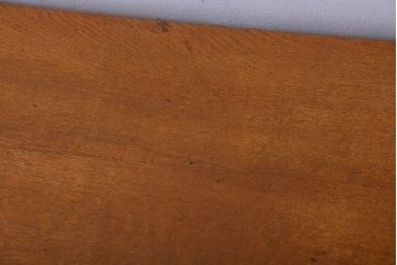 レトロ家具　昭和レトロ　古いナラ材のワイドなアンティーク両袖机