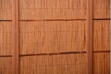 古民具・骨董　風情あるアンティーク簾戸(簀戸、葦戸)4枚セット(2)