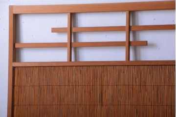 和製アンティーク　趣溢れる簾戸(簀戸、葦戸)4枚セット(1)