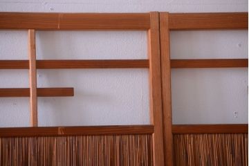 和製アンティーク　趣溢れる簾戸(簀戸、葦戸)4枚セット(2)