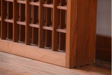 和製アンティーク　趣溢れる簾戸(簀戸、葦戸)4枚セット(2)