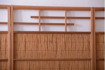 和製アンティーク　和の雰囲気が良い簾戸(簀戸、葦戸)4枚セット(1)