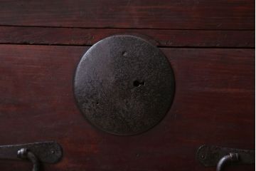 アンティーク家具　アンティーク　鉄脚付き時代箪笥ローボード
