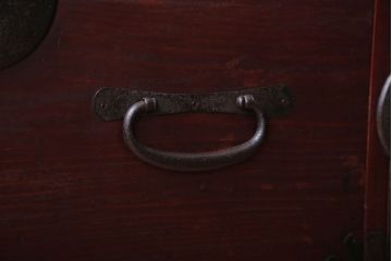 アンティーク家具　アンティーク　鉄脚付き時代箪笥ローボード