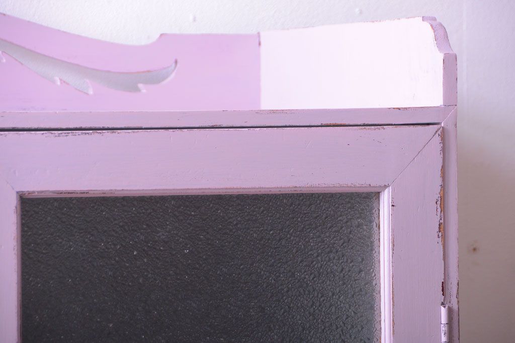 アンティーク家具　アンティークペイント　かわいいブックケース