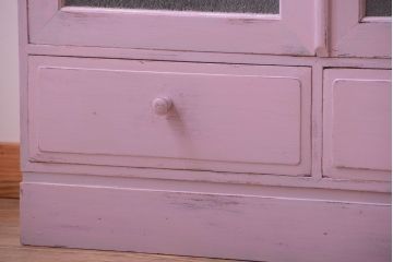 アンティーク家具　アンティークペイント　かわいいブックケース