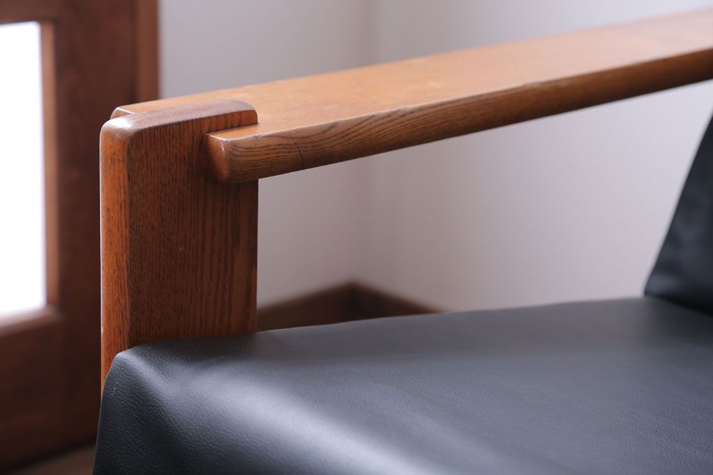 中古　富士ファニチア　3人掛けソファ