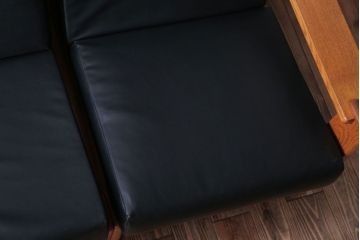 中古　富士ファニチア　3人掛けソファ