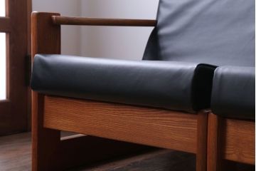 中古　富士ファニチア　3人掛けソファ