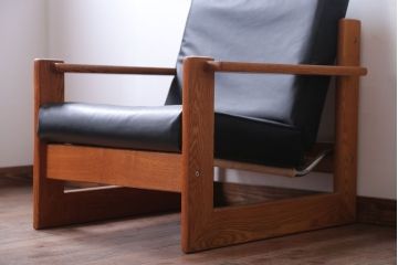 中古　富士ファニチア(FUJI FUNITURE)　1人掛けソファ(1)