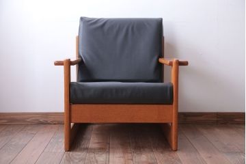 中古　富士ファニチア(FUJI FUNITURE)　1人掛けソファ(2)