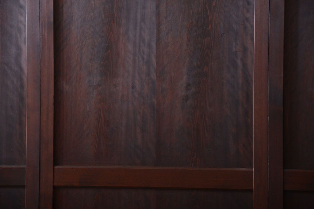 古民具・骨董　美品!古い木のアンティーク帯戸4枚セット