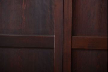 古民具・骨董　美品!古い木のアンティーク帯戸4枚セット