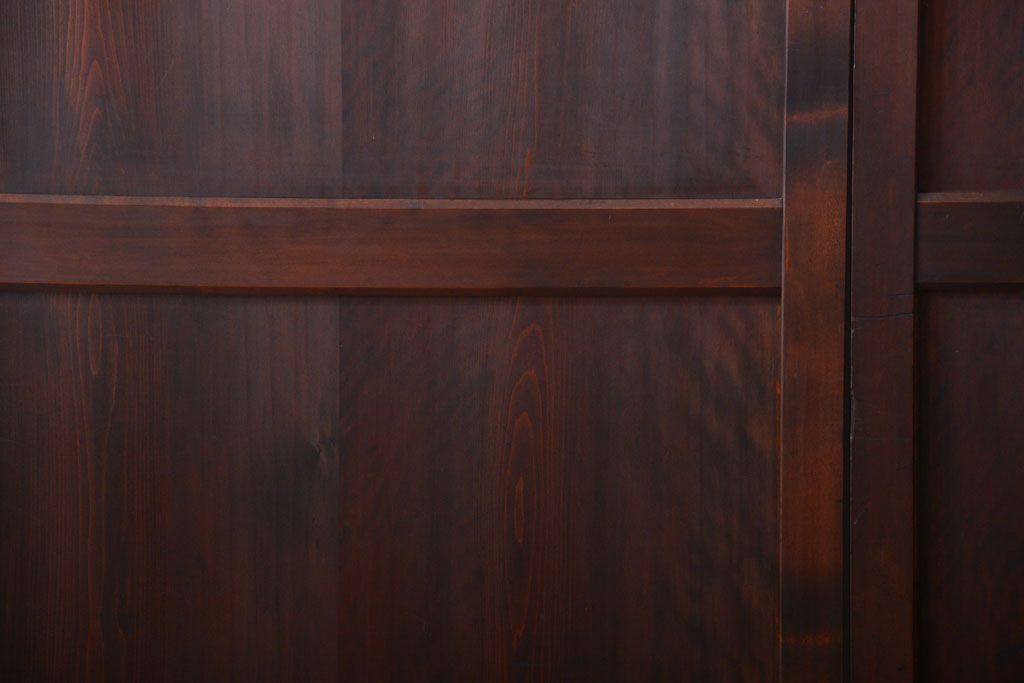 古民具・骨董　美品!古い木のアンティーク帯戸4枚セット