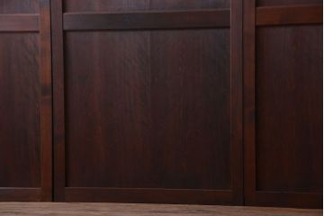 古民具・骨董　美品!古い木のアンティーク帯戸4枚セット