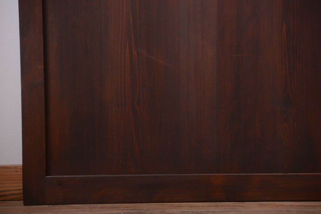 古民具・骨董　美品!古い木のアンティーク帯戸4枚セット