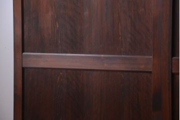 古民具・骨董　美品!古い木のアンティーク帯戸4枚セット