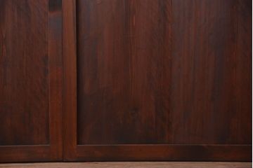 古民具・骨董　美品!古い木のアンティーク帯戸4枚セット