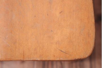 アンティーク家具　イギリスアンティーク　ビーチ材のチャーチチェア(チャペルチェア)(2)