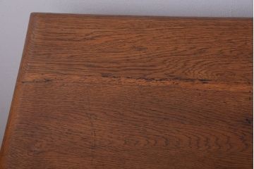 アンティーク家具　イギリスアンティーク　上品なナラ材の片袖机(デスク)