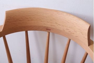 中古　柏木工　オーク材のクラウンチェア(ウィンザーチェア、ウインザーチェア)