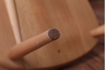 中古　柏木工　オーク材のクラウンチェア(ウィンザーチェア、ウインザーチェア)