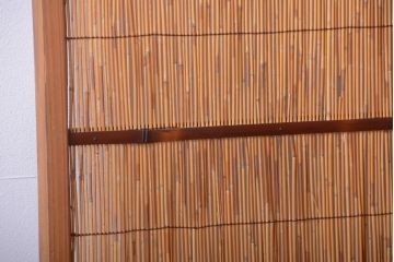 和製アンティーク　涼しげな簾戸(簀戸、葦戸)ドア(扉)