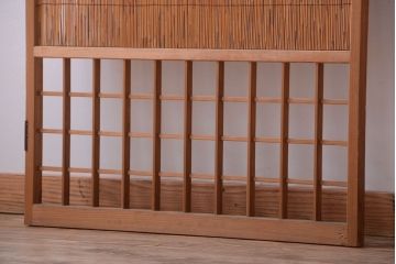 和製アンティーク　涼しげな簾戸(簀戸、葦戸)ドア(扉)